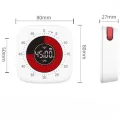 Visual countdown clock Fun Portable Colorful display LCD timer Easy to use Lightweight Kids management for Home management Classroom timer Children's study aid Personal productivity tool Kitchen. 