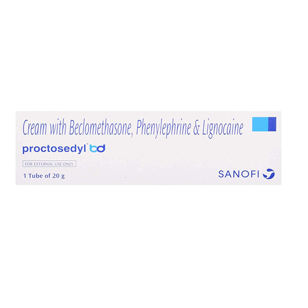 Proctosedyl BD Cream is used to treat pailes - 20gm