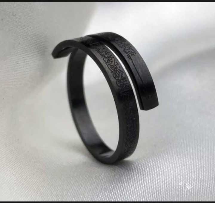 Titanium%20steel%20Ayatul%20Kursi%20finger%20Ring%20for%20men%20-%20Image%203