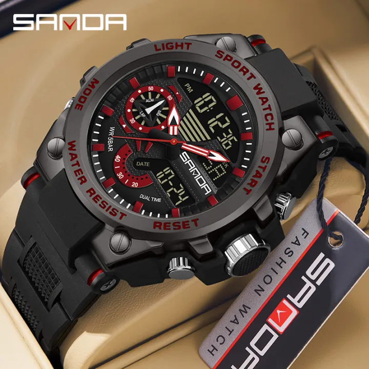 Sanda%20Men's%20Digital%20Fashion%20Waterproof%20Outdoor%20Sports%20Multifunctional%20Electronic%20Watch%20SD3302-4%20-%20Image%204