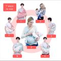 Babelovey Baby Carrier Newborn Nursing Towel Four Seasons Baby Sling Wrap Breathable Carrier.