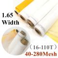 165cm Width 40-280mesh Polyester White Silk Screen Printing Mesh Fabric For Clothes Textiles Screen Printing Mesh Filter Net. 
