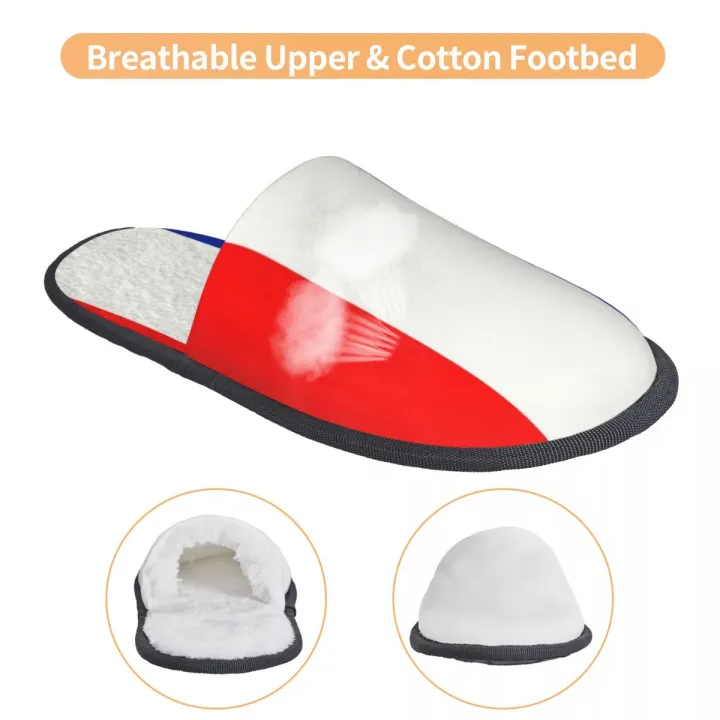 Custom%20French%20Flag%20France%20Soft%20Memory%20Foam%20House%20Slippers%20Women%20Cozy%20Warm%20Anti-Skid%20Slipper%20-%20Image%203