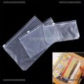【money A5/A6/A7 Transparent Zip Lock Envelope Binder Pocket Refill Organiser Stationery[save]. 