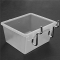 12 Pieces Pegboard Plastic Bins Kit - Pegboard Bins with Hooks - Pegboard Accessories Workbench Bins Fits to Peg Board.