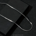 Stylish Men Stainless Steel Flat Snake Neck Chain.