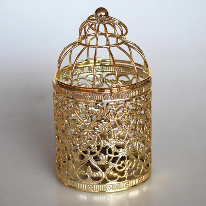 Bird Cage Candle Holder Vintage Metal Tealight Lantern Table Piece-A ...