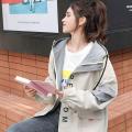 Jacket Women's-insAutumn New Girls' Korean Style Loose All-Match College Style Junior High School Students' Spring and Autumn Windbreaker. 