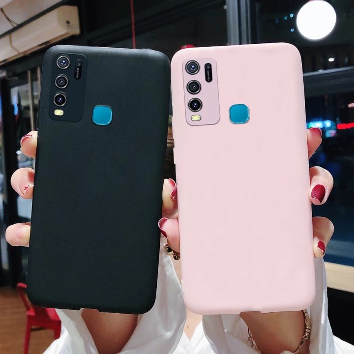 For vivo Y30 1938 Case Simple Silicone Soft TPU Back Cover Phone Shell Cases for vivo Y30 Y50 VivoY50 Y 50 1935 Y 30 Case Bumper