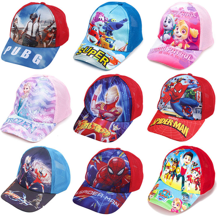 Yuthorite Cartoon children's hats for boys and girls in spring, summer and autumn sun protection hats baby sun hats peaked caps baseball caps