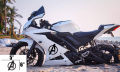 Bike Decal Sticker - Avenger Logo ( Waterproof & Premium quality)/ Bike Sticker Gallery.