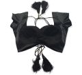 Princess Cut Backless Blouse For Women Black Color. 