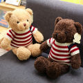 Manufacturers wholesale sweatersteddy bear dolls plush toys bear pillow ragdoll wedding gift bears. 