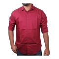 Maroon Long Sleeve Stretchable Casual Shirt for Men.