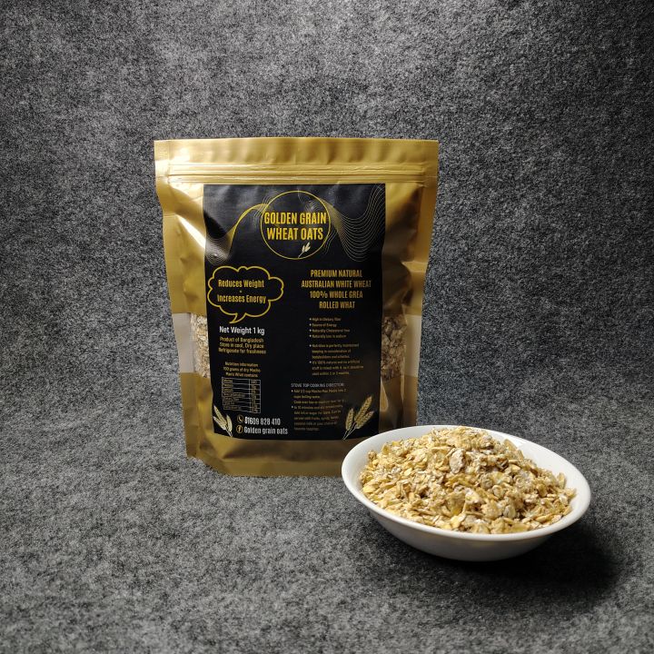 whole grain Australian rolled wheat oatsone kg