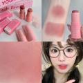 Natural Cheek Blush Stick Moisturizing Blusher Balm Blush Waterproof Sticks Peach Nourish Contour Eyeshadow Rouge Makeup Fa M6c0.