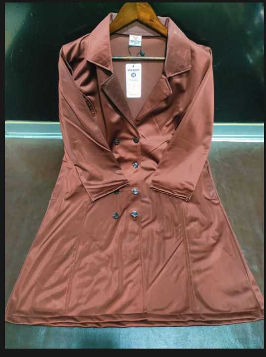 Jesan Lady Winter Coat Solid Color Flap Pockets Winter Overcoat