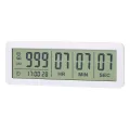 Big Digital Countdown Days Timer Clock - 999 Days Count Down Clock Timer for Graduation Lab Kitchen (White). 
