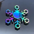 New Rainbow Metal Hand Spinner Focus Toy Ninja Fidget Spinner R188 Electroplate Hybrid Bearing Toys for Children Wholesale. 