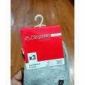 Kappa 3 Pair Premium Quality Ankle socks for all seasons. 