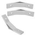 10pcs 135 Degrees Bracket Angle Aluminum Alloy Corner Braces Connector Profile Joint Connectors.