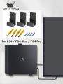 DATA FROG Wall Mount For PS4 Universal Console Host Rack Storage Mount Bracket Holder For PS4 Pro/ PS4 Slim Accessories 2023.