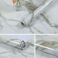 Marble Wallpaper Self Adhesive, Waterproof, Removable/ Beautiful Color & PVC Vinyl Marble Wallpaper / Use for Living Room, Bedroom, Modern Kitchen, Table, Desktop, Furniture, et. 