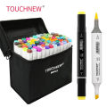 TOUCHNEW Marker 12/30/60/80/168 Colors Soft Brush Markers Pen Sketch Drawing Markers Set For Adults Comic Animation Art Supplies Amour zii. 