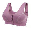 Year of Birth Red Bra Set Front Buckle Wireless Mother Underwear Large Size Middle-Aged and Elderly Bra Tiger Gift Box.