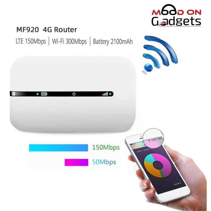 TABWD MF920 4G Wireless Router with SIM Card