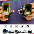 KPLUS (8+8 cm) Water Resistant Loud Electromagnetic Snail Horn for Bike Motorcycle Car 2 Pcs POP Horn with Clumps 60dB 12V 410Hz 510Hz.