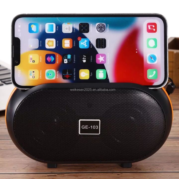 GE-103%20Bluetooth,%20USB,%20SD%20Card%20Supported%207W%20Wireless%20Speaker%20With%20FM%20Radio%20-%20Image%202