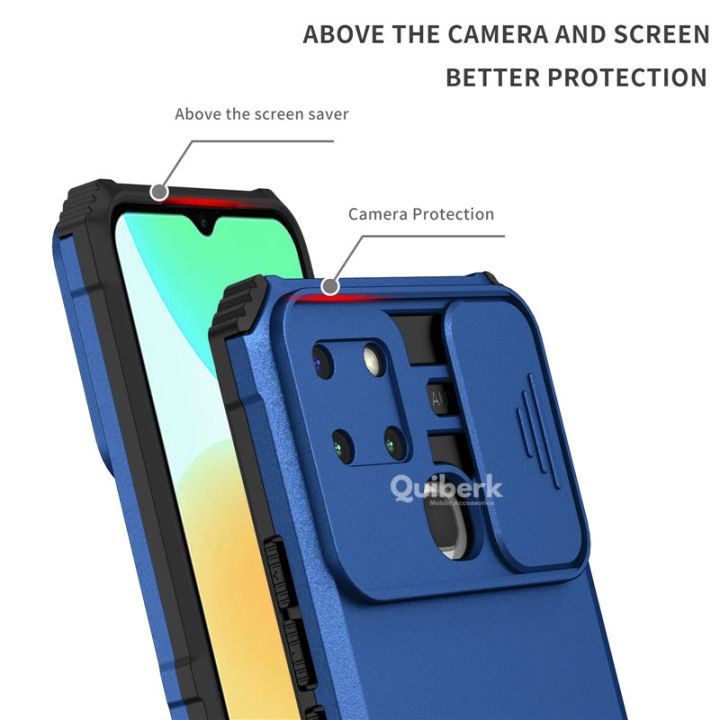 Quiberk%20for%20Infinix%20Smart%206%20Phone%20Case%20Slide%20Camera%20Cover%20Kickstand%20Hard%20Shockproof%20Armor%20Back%20Casing%20-%20Image%205