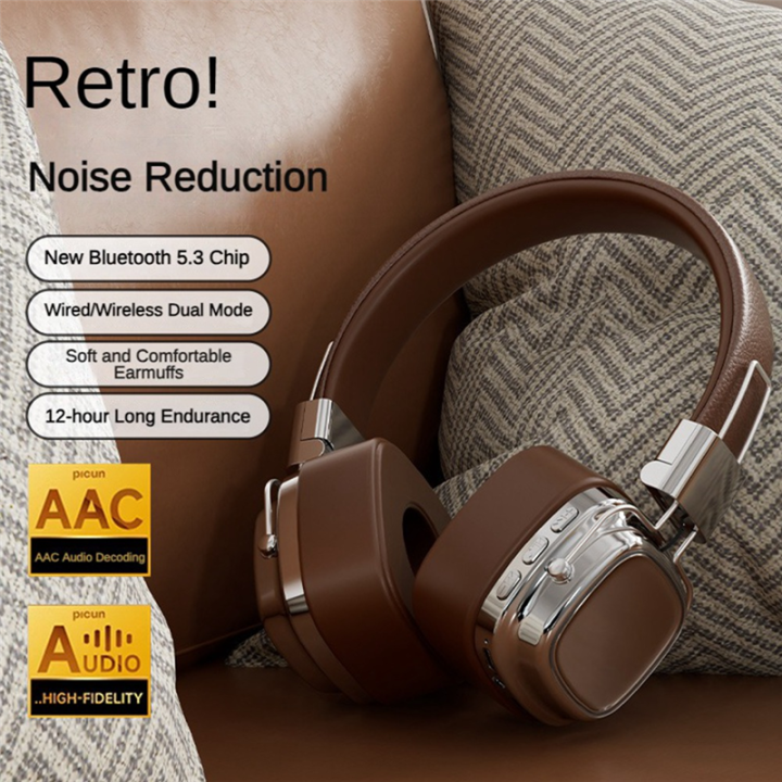Retro%20Classic%20over%20Ear%20Headsets%20Studio%20Stereo%20Bluetooth5.3%20Wireless%20Headphones%20Touch%20Control%20Type%20C%20Earphones%20Durable%20Easy%20Install%20-%20Image%2010