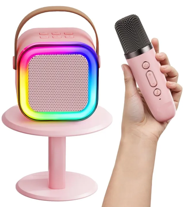 K12%20Speaker%20Machine%20Bluetooth-Compatible%20Wireless%20Karaoke%20Mic%20Speaker%20Multi-Compatibility%20Modes,%20RGB%20Lights%20%7C%20Party%20POP%20Bluetooth%20Speaker%20with%20Mic%20-%20Image%209