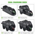 Dual Controller Charger For PS4 Slim Pro USB Fast Charging Dock Station with LED Indicator For Playstation 4 Dualshock 4 Gamepad.