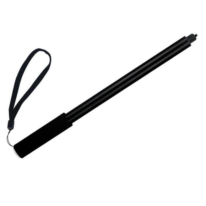 Black Selfie Stick For Insta 360 One X Selfie Stick Sports Camera 360 Degree Shooting 2M Aluminum Alloy Telescopic
