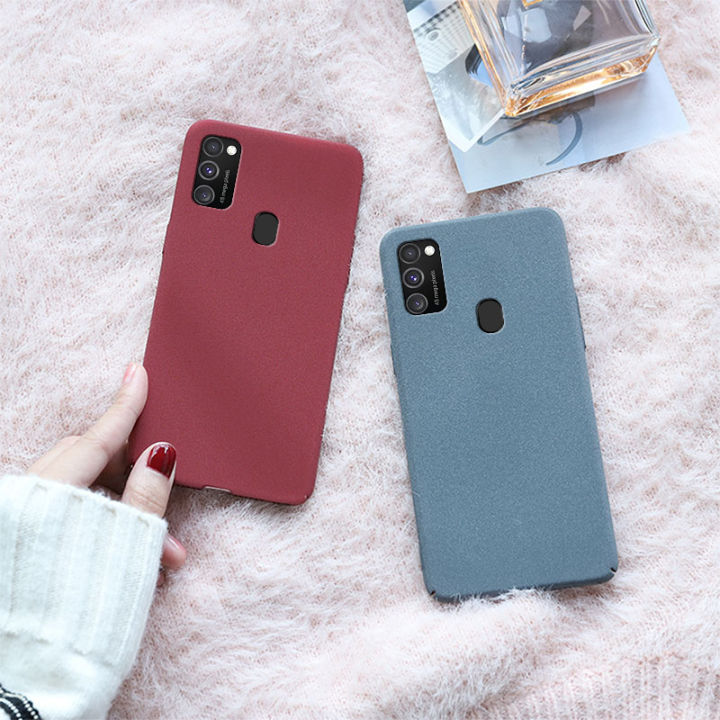 Biruiqu%20For%20Samsung%20Galaxy%20M21%20Shockproof%20Anti%20Slip%20Soft%20TPU%20Sandstone%20Matte%20Back%20Case%20Cover%20-%20Image%208