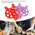 4Pcs 7 Hole Silicone Eggs Making Mold Pancake Mold Nonstick Pancake Mould Bearing -40 degrees Celsius to 230 degrees Celsius for Muffins Omelets Hamburgers. 