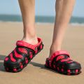 【2023 NEW】New Summer slippers Aqua Breathable Water Beach Shoes For Men Jelly Slides Men Clogs Flat Shoes Plus Size 40-46.