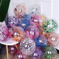 10G Confetti Sequin Balloon Filled with Confetti Gold Silver Multicolor Sequins Birthday Party Wedding Throw Sequins Easy to Use. 
