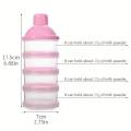 Four Folds Baby Feeding Travel Snack Storage Container 9198 Xierbao. 