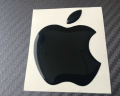 Apple Logo Vinyl Decal Sticker - Apple 3D domed decal, for Apple fans.