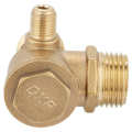 Male Thread 90 Degree Brass Air Check Valve Spare Parts 20*19*10mm.