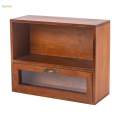 Retro Storage Cabinet Wood Desktop Container for Living Room Bedroom Dresser. 