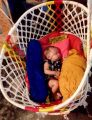 Big Round Dolna - Baby Cradle Jute Made Dolna for Babies (1pcs). 