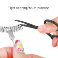 Nose Hair Scissors Rounded Tip Moustache Beard Facial Eyebrow Scissor Trimmer. 