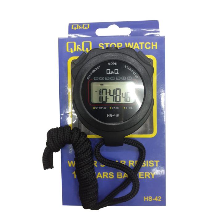 Stopwatch Q & Q HS-42 is an Electronic Stopwatch Suitable for the ...