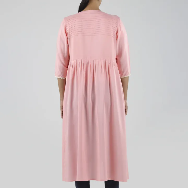 QRIUS%20Pink%20Viscose%20Summer%20Jacket%20-%20Image%205