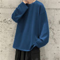 100% Cotton Oversize Men's Women T-shirt Man Long sleeves Pure Color Men t shirt T-shirts For Male Female Tops Dislikelike. 